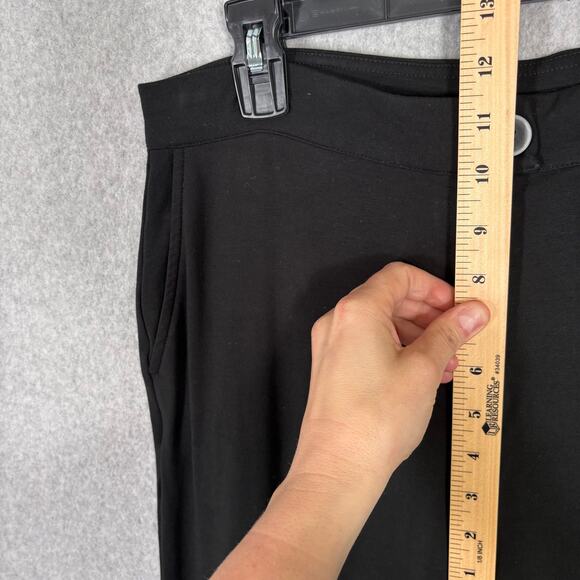 J Jill‎ Pants Medium Wearever Jersey Ponte Stretch Pockets Quiet Comfy Lounge - Picture 6 of 12